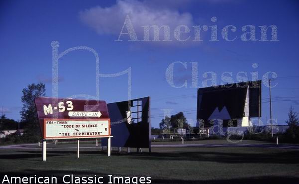 M-53 Drive-In Theatre - FROM AMERICAN CLASSIC IMAGES